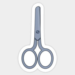 Old school scissors vintage Sticker